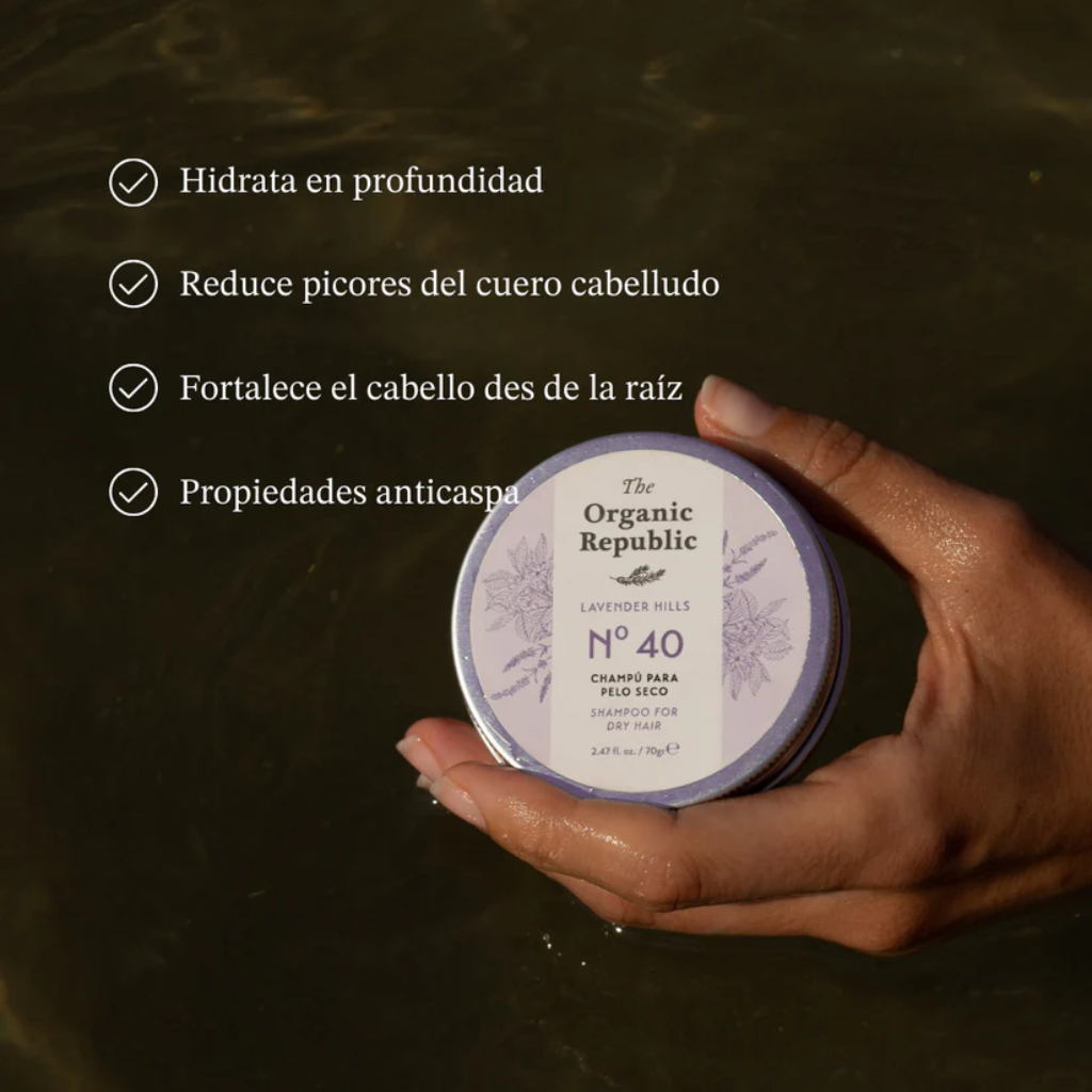 Champú Sólido Natural - Pelo Seco